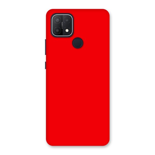 Bright Red Back Case for Oppo A15