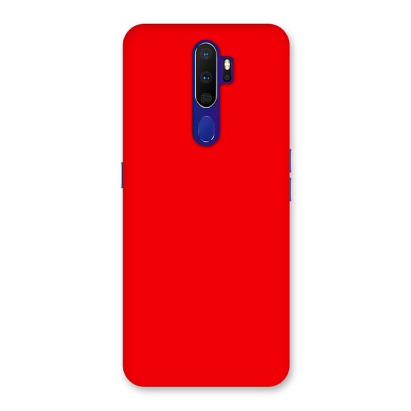 Bright Red Back Case for Oppo A9 (2020)