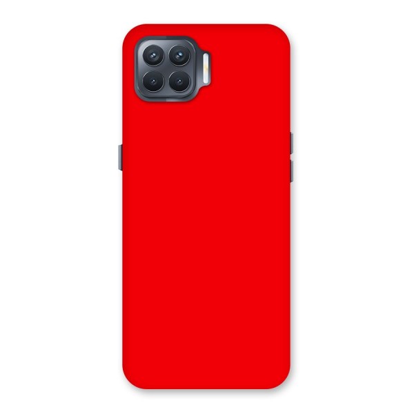 Bright Red Back Case for Oppo F17 Pro
