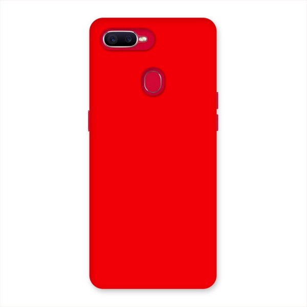 Bright Red Back Case for Oppo F9 Pro