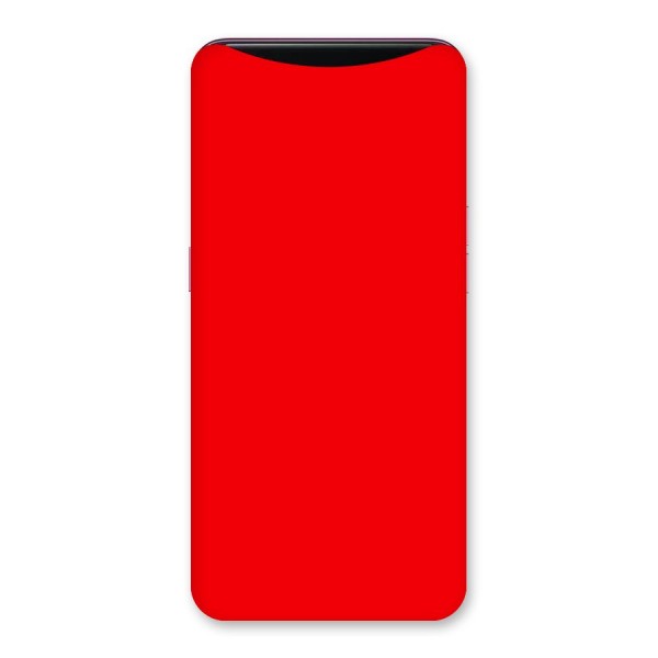 Bright Red Back Case for Oppo Find X