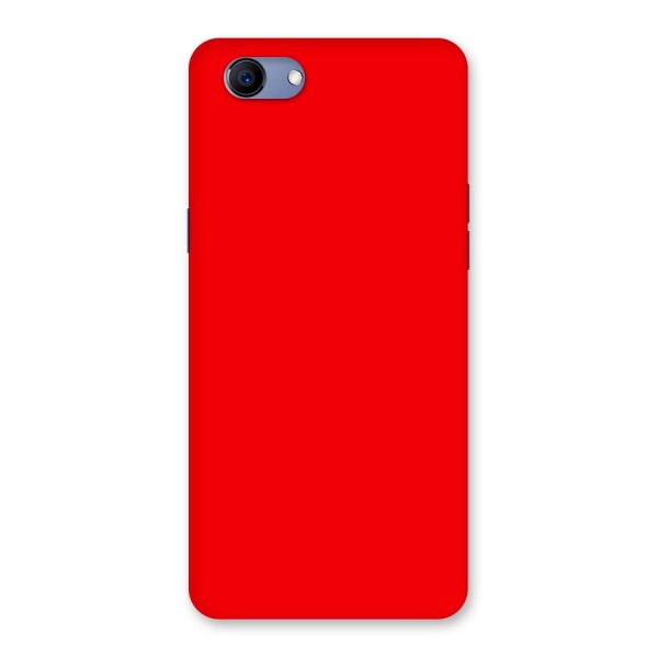 Bright Red Back Case for Oppo Realme 1