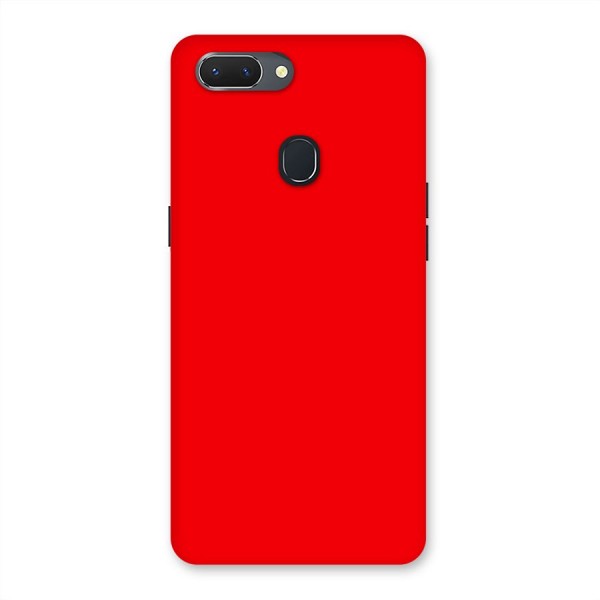 Bright Red Back Case for Oppo Realme 2