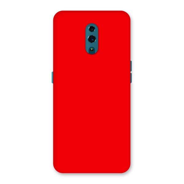 Bright Red Back Case for Oppo Reno