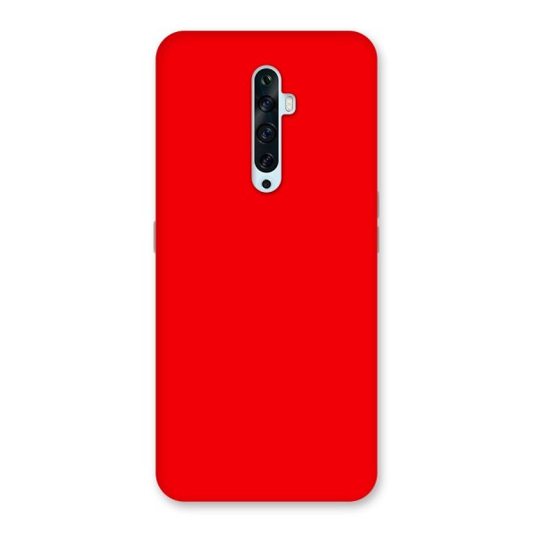 Bright Red Back Case for Oppo Reno2 F