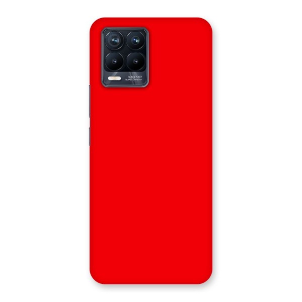 Bright Red Back Case for Realme 8 Pro