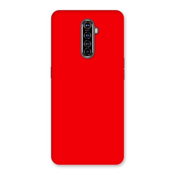 Bright Red Back Case for Realme X2 Pro