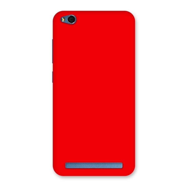 Bright Red Back Case for Redmi 5A