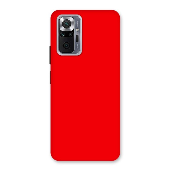 Bright Red Back Case for Redmi Note 10 Pro