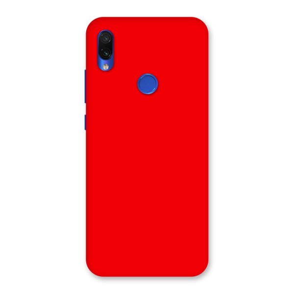 Bright Red Back Case for Redmi Note 7S