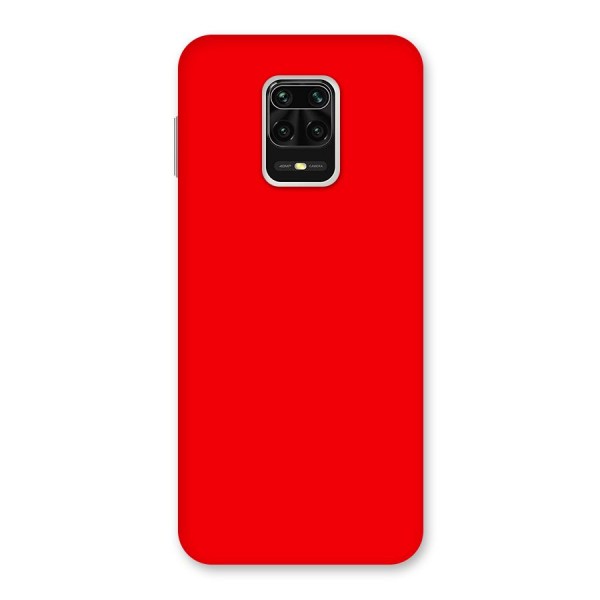 Bright Red Back Case for Redmi Note 9 Pro Max