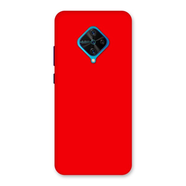 Bright Red Back Case for Vivo S1 Pro