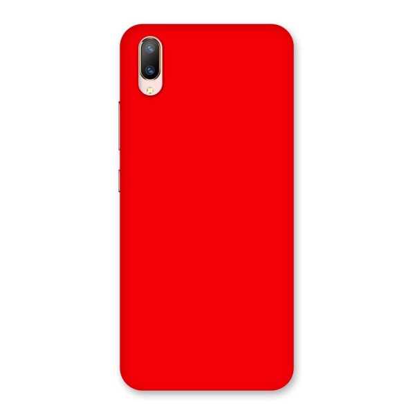 Bright Red Back Case for Vivo V11 Pro