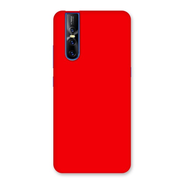 Bright Red Back Case for Vivo V15 Pro