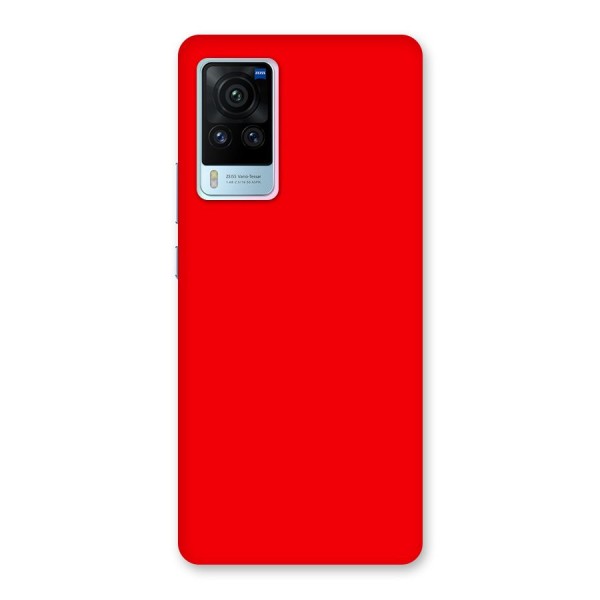 Bright Red Back Case for Vivo X60 Pro