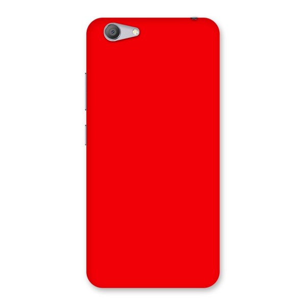 Bright Red Back Case for Vivo Y53