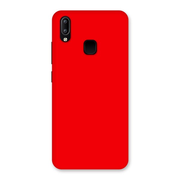 Bright Red Back Case for Vivo Y93