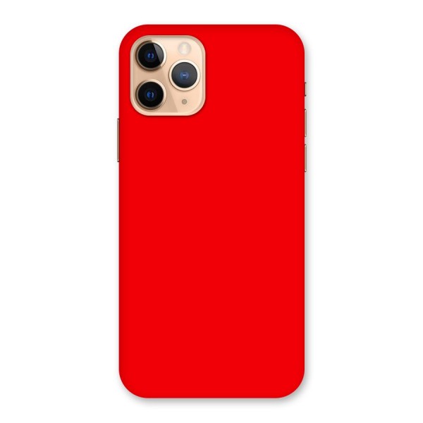 Bright Red Back Case for iPhone 11 Pro