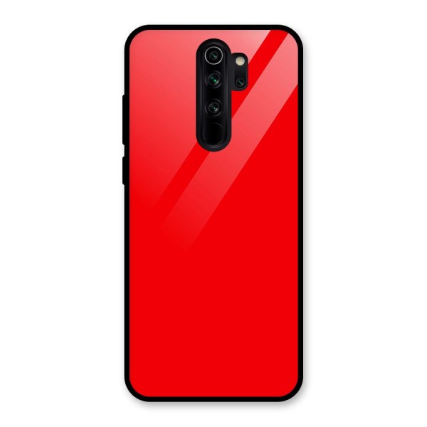 Bright Red Glass Back Case for Redmi Note 8 Pro