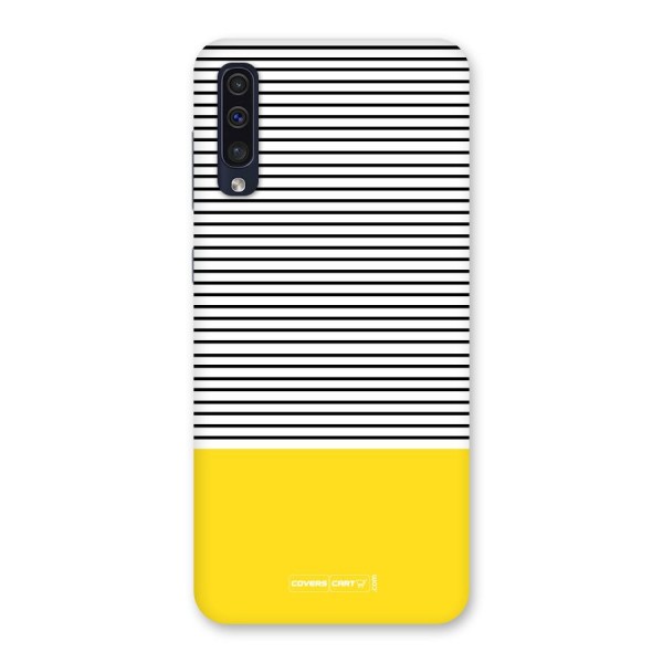 Bright Yellow Stripes Back Case for Galaxy A50