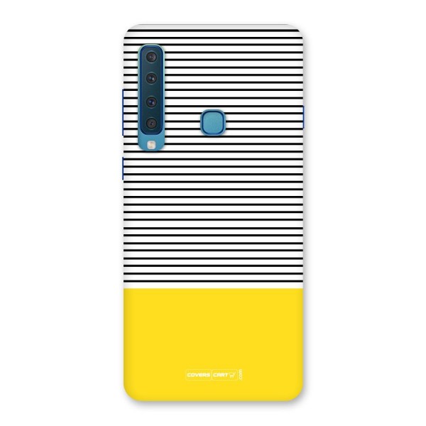 Bright Yellow Stripes Back Case for Galaxy A9 (2018)