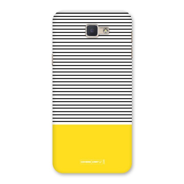 Bright Yellow Stripes Back Case for Galaxy J5 Prime