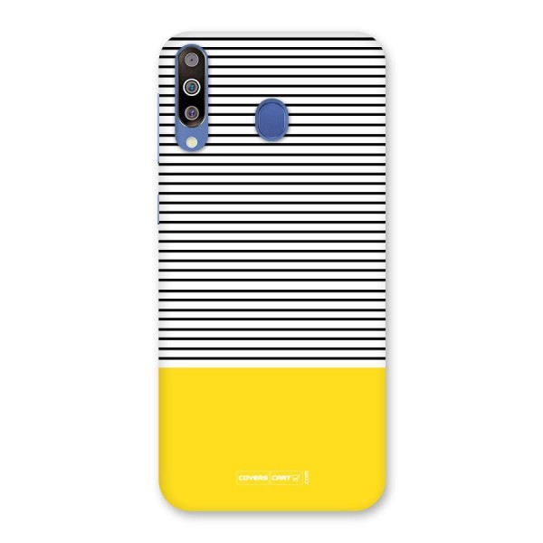Bright Yellow Stripes Back Case for Galaxy M30