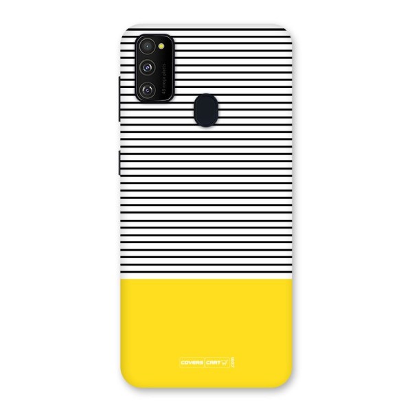 Bright Yellow Stripes Back Case for Galaxy M30s
