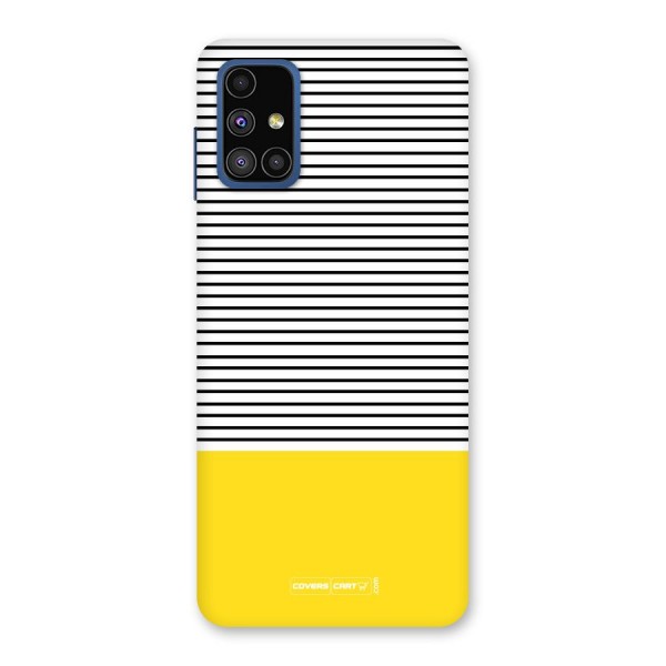 Bright Yellow Stripes Back Case for Galaxy M51