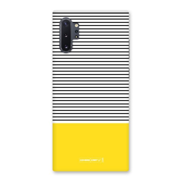 Bright Yellow Stripes Back Case for Galaxy Note 10 Plus