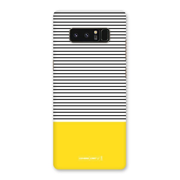 Bright Yellow Stripes Back Case for Galaxy Note 8