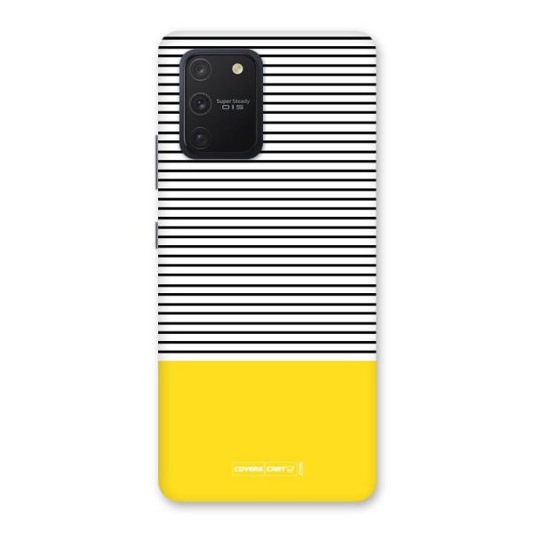 Bright Yellow Stripes Back Case for Galaxy S10 Lite