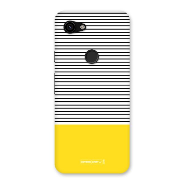 Bright Yellow Stripes Back Case for Google Pixel 3a