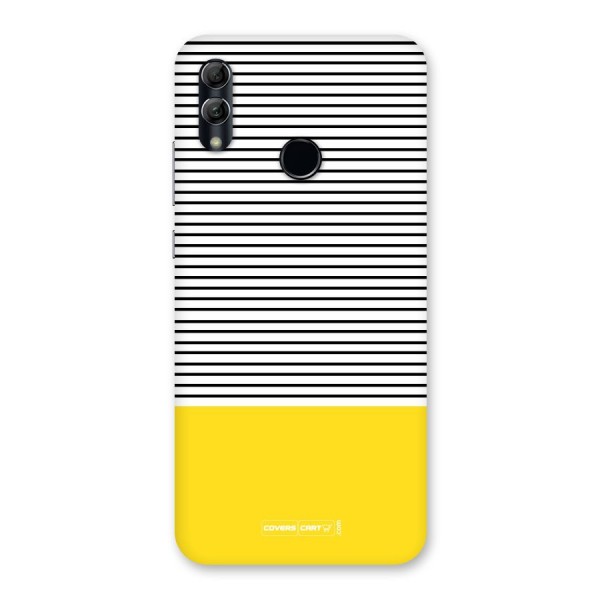 Bright Yellow Stripes Back Case for Honor 10 Lite
