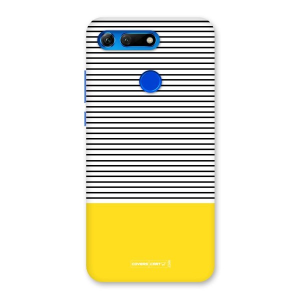 Bright Yellow Stripes Back Case for Honor View 20
