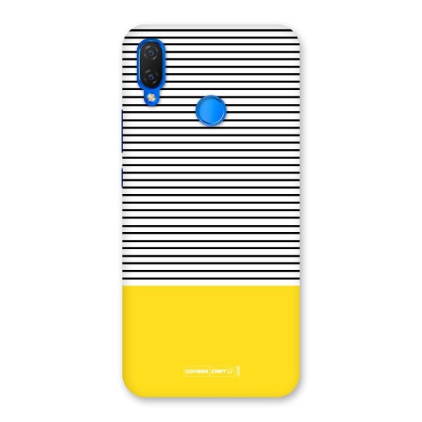 Bright Yellow Stripes Back Case for Huawei P Smart+