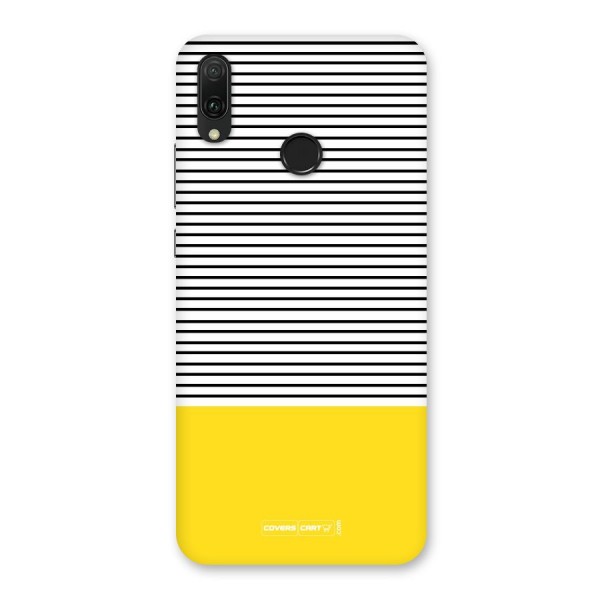 Bright Yellow Stripes Back Case for Huawei Y9 (2019)