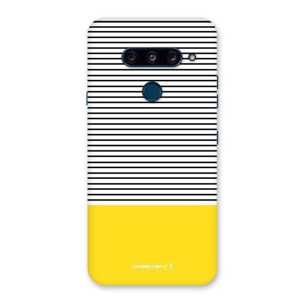 Bright Yellow Stripes Back Case for LG  V40 ThinQ