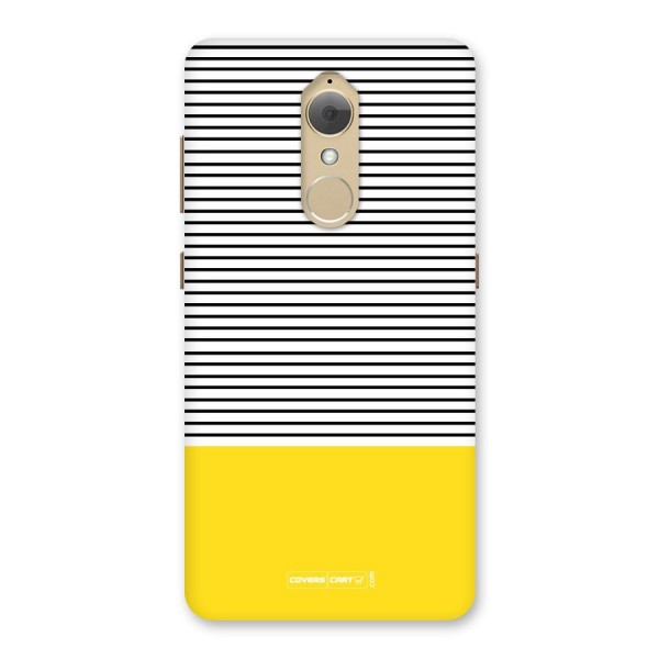 Bright Yellow Stripes Back Case for Lenovo K8