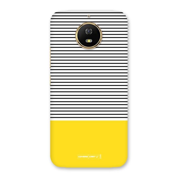 Bright Yellow Stripes Back Case for Moto G5s