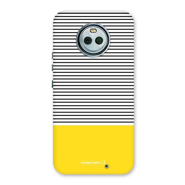 Bright Yellow Stripes Back Case for Moto X4