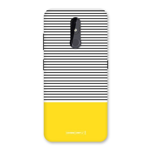Bright Yellow Stripes Back Case for Nokia 3.2