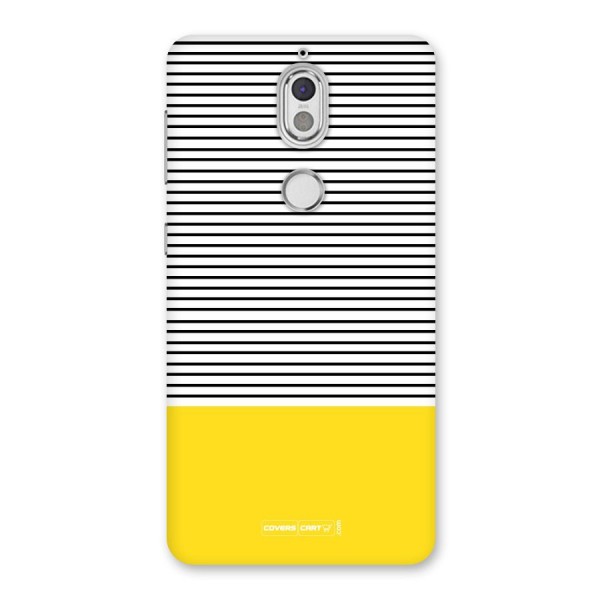 Bright Yellow Stripes Back Case for Nokia 7