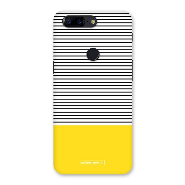 Bright Yellow Stripes Back Case for OnePlus 5T
