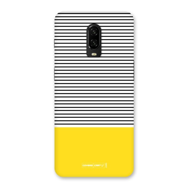 Bright Yellow Stripes Back Case for OnePlus 6T