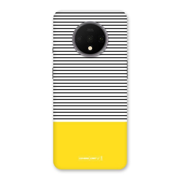 Bright Yellow Stripes Back Case for OnePlus 7T