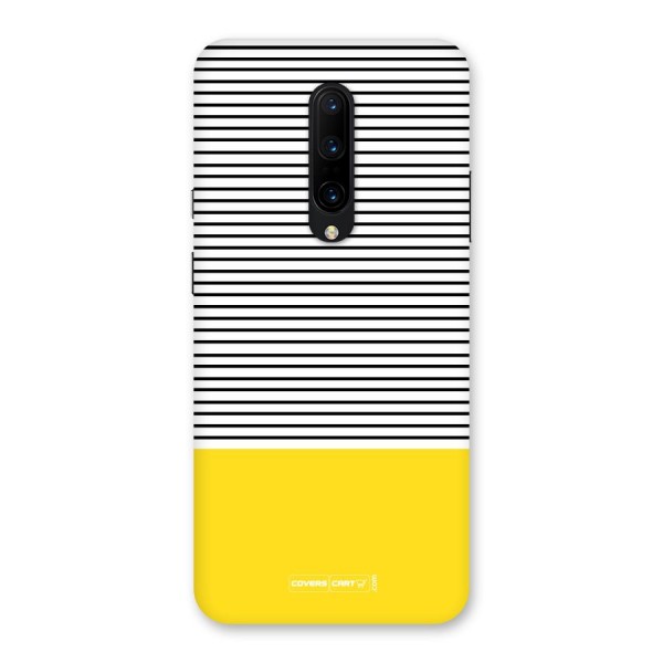 Bright Yellow Stripes Back Case for OnePlus 7 Pro