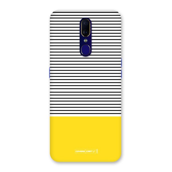 Bright Yellow Stripes Back Case for Oppo A9