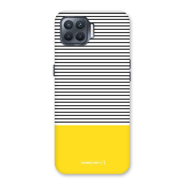 Bright Yellow Stripes Back Case for Oppo F17 Pro