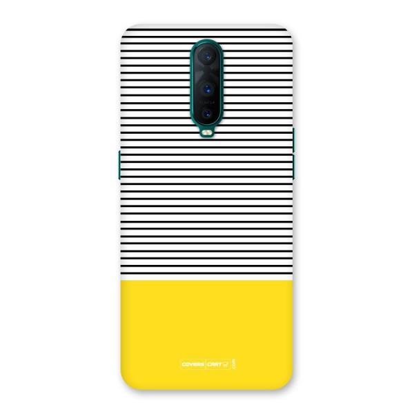 Bright Yellow Stripes Back Case for Oppo R17 Pro